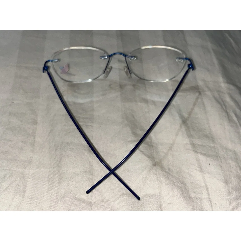 New Maui Jim  Blue Rimless MJO2005 50[]17 140 Eyeglass Frames Japan